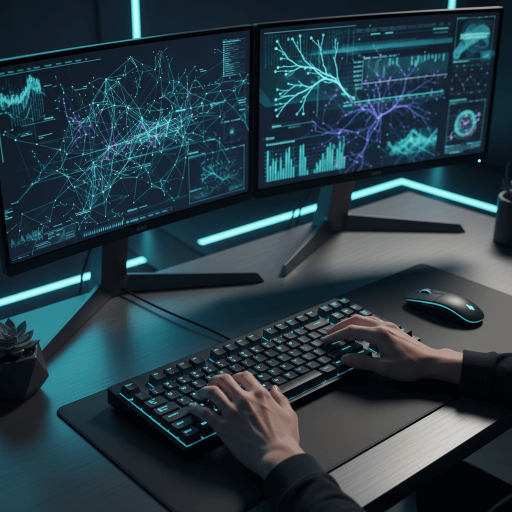 IT-Spezialist am modernen Arbeitsplatz